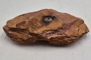 Vintage handcrafted stone oil candle