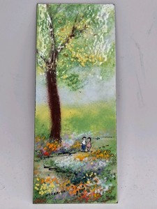 Vintage Plaque  Esterida Signed