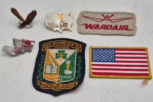 Vintage Patch and Pin Collection