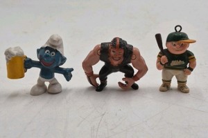 Vintage Smurf Wrestler Baseball Lot
