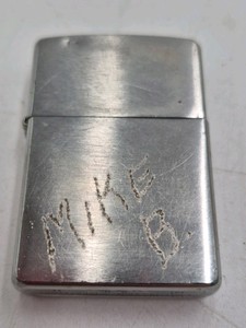 Vintage Zippo Lighter  Engraved Mike B. with 2009 Date Code