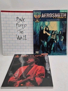 Guitar Tab Books  Pink Floyd The Wall, Aerosmith Classics, Best of Eric Clapton