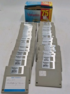 Verbatim DataLife 3.5 HD Floppy Disks  Bulk Lot with Original Box
