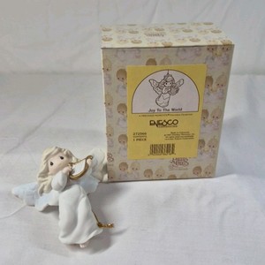 1997 Precious Moments Joy To The World Angel with Harp