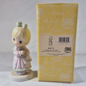 1996 Precious Moments Ornament  Girl Angel Confirmed In The Lord with Bible