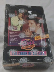 Vintage Elvis Presley Trading Cards Box  The Cards of His Life Series 1 Sealed