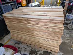 350 1x6 Knotty Pine Tongue & Groove Boards  775 Sq Ft Interior Wall Paneling  Cabin  Accent Wall