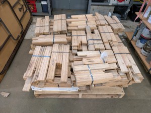 2 Pallets Mixed Hardwood Strip Flooring  2� x � Tongue & Groove  Oak  Maple  #2 Common Shorts
