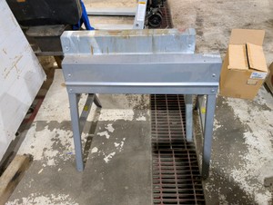 Pair Heavy Duty Folding Galvanized Steel Sawhorses  Contractor Workbench Supports  Carpentry  Woodworking