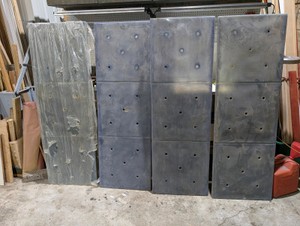 Industrial Fiberglass Vacuum Forming  Thermoforming Tray Molds (4)  Plastic Tray Production Tooling  Greenhouse  Packaging