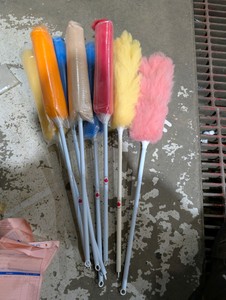 Lot of 8 Lambs Wool Dusters - 6 New, 2 Used - Assorted Colors - Ceiling, Fan & Detail Cleaning