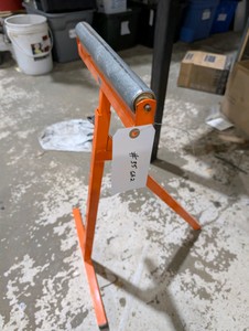 HTC Pedestal Material Roller Stand  Adjustable to 45  USA Made  Drywall  Sheet Metal  Lumber Support