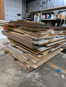 MASSIVE Pallet of Hardwood, Oak, Birch & Cabinet-Grade Plywood  Woodworker  Builder Lumber Lot