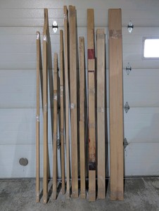 Large Lot of Solid Red Oak Lumber  Multiple Sizes & Lengths Up to 9  Furniture  Woodworking Stock