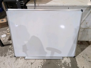 3 x 4 Dry Erase Whiteboard w Aluminum Frame & Marker Tray  Office, Shop, Classroom