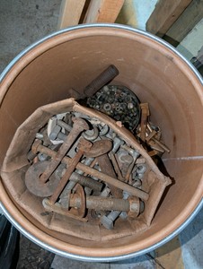 Large Assorted Bolt, Nut & Hardware Lot  Heavy Duty Fasteners, Anchors, Industrial Hardware