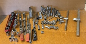 Vintage Craftsman V Series SOCKETS, flex socket heads, Ball-end Allen key, pin punches, Tap wrenches