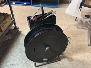 STRAPPING dispenser cart w tools, portable