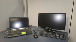 HP ELITEbook 8760w, WINDOWS, mouse, Acer monitor