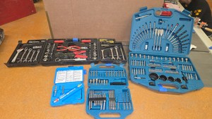 DRILL bit sets and clamp set