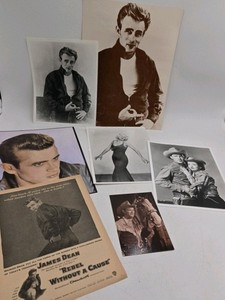 Vintage James Dean Promotional Photographs and Movie Still Prints