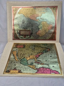 Vintage Promotional Antique Map Folio