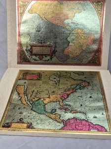 Vintage Promotional Antique Map Folio