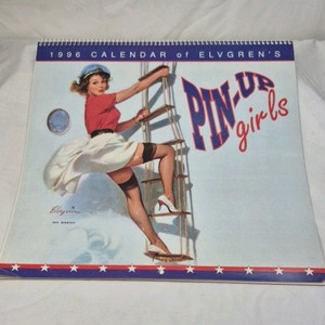 1996 Elvgren Pin-Up Girls Calendar
