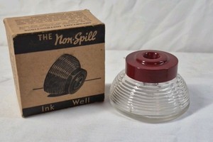 Vintage Non-Spill Ink Well