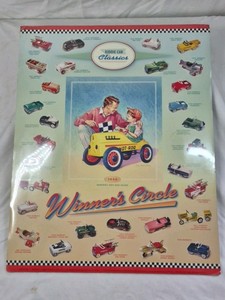 1956 Kiddie Car Classics Catalog Poster  Winners Circle Hot Rod Racers