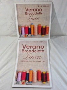 Verano Linen Cover Paper Pads