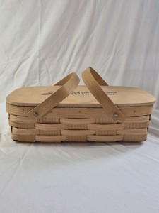 Vintage Wooden Picnic Basket  Arnold Palmer Hospital Branding