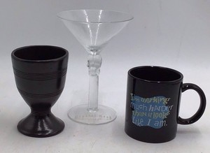 Crystal Head Vodka Martini Glass with Goblet and Mug
