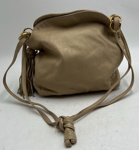Vintage Drawstring Bag  Ganson with Tassel Accents