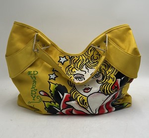 Vintage Ed Hardy Tote Bag  Tattoo Print Design