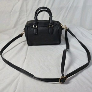 Fashion Nova Pebbled Satchel Bag  Black