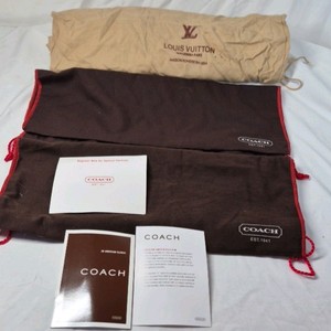 3 Desinger Dust Bags and Authenticity Cards