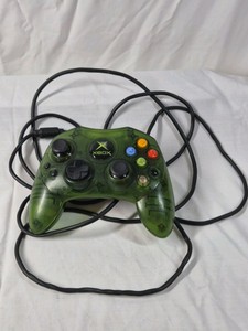 Xbox Original Green Translucent Controller  Halo Style
