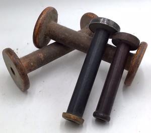 Vintage Wooden Spools  Hand Made in England