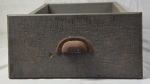 Vintage Painted Wooden Drawer Box