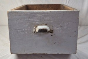 Vintage Painted Wooden Drawer