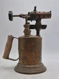 Clayton & Lambert Brass Blowtorch  Detroit Mich. 1921 Patent