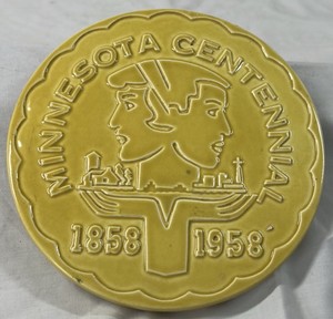 Vintage Red Wing Minnesota Centennial Trivet