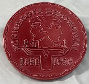 Vintage Red Wing Minnesota Centennial Trivet