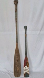 Vintage Canoe Paddles