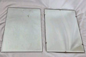 Vintage Pair of Rectangular Mirrors