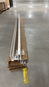 6 pieces Panduit NE1x4WH6 White 1 x 4 x 6 Wire Duct