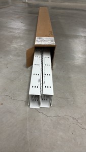 4 pieces Panduit NE2x4WH6 White 2 x 4 x 6 Wire Duct