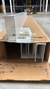 6 pieces Panduit NE1.5x4WH6 White 1.5 x 4 x 6 Wire Duct