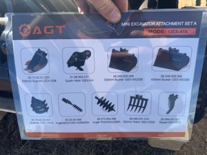 Mini Excavator Attachment AGT 2026 Unused 12EX-ATA